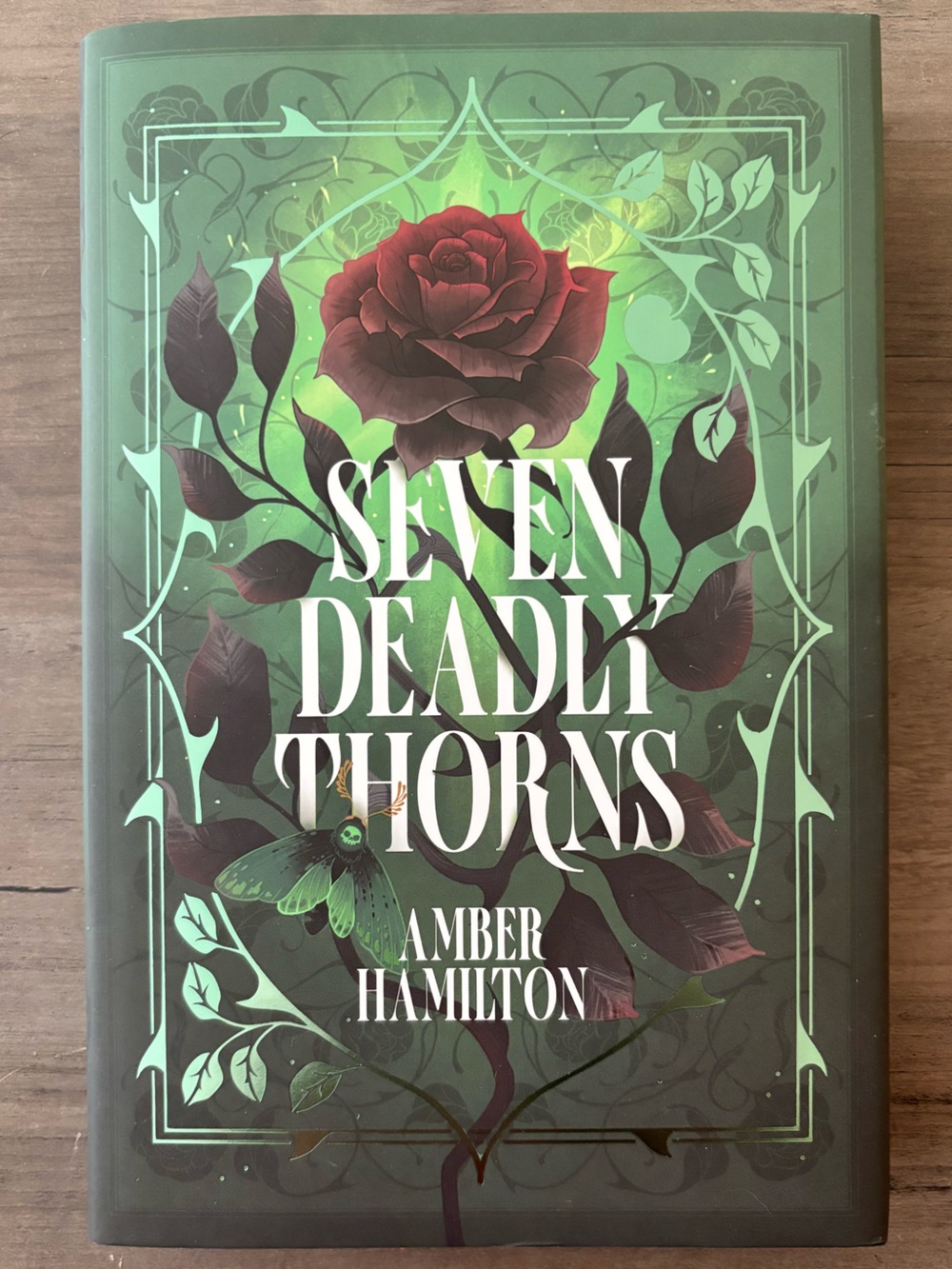 Seven Deadly Thorns by Amber Hamilton - Fairyloot Hardcover